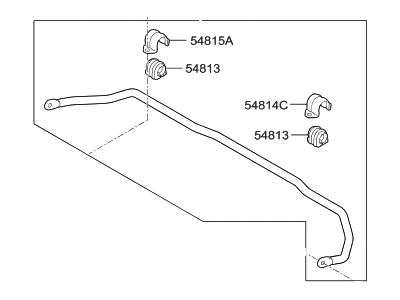 Hyundai 54810-2T010 Bar Assembly-Front Stabilizer