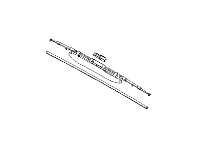 Hyundai 98350-1G000 Wiper Blade Assembly,Driver