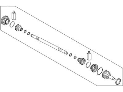 Hyundai Genesis Axle Shaft - 49600-B1200