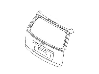 Hyundai 73700-2L240 Panel Assembly-Tail Gate