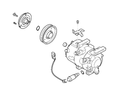 2018 Hyundai Elantra GT A/C Compressor - 97701-A7200