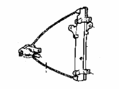1998 Hyundai Sonata Window Regulator - 83402-34000