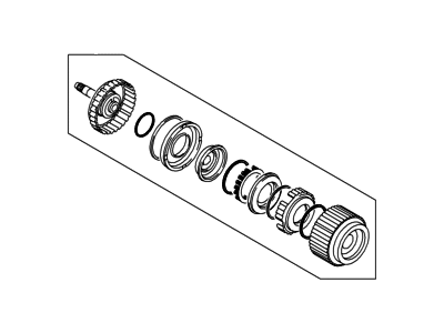 Hyundai 45040-23A00 Seal Kit-Automatic Transaxle Front & Rear Clutch