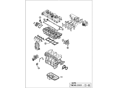 Hyundai 20910-26K00 Gasket Kit-Engine Overhaul