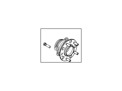 Hyundai 52730-D3000 Rear Wheel Hub And Bearing Assembly