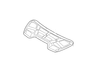 Hyundai 81125-2S000 Pad-Hood Insulating