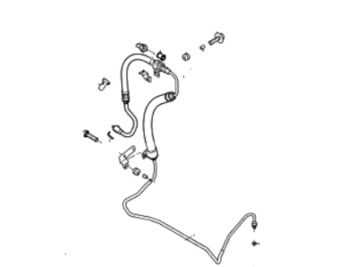 Hyundai Veracruz Power Steering Hose - 57510-3J010