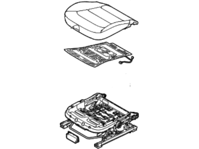 Hyundai 88100-F3070-XGH Cushion Assembly-Front Seat,LH