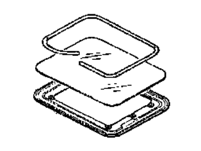 1991 Hyundai Excel Sunroof - 81610-24000