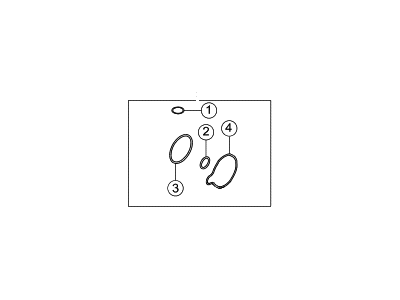 Hyundai 57150-3LA10 Seal Kit-Power Steering Oil Pump