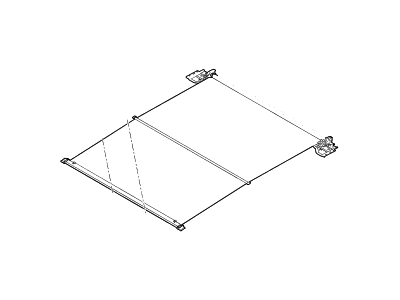 Hyundai 81660-C1000-PPB Roller Blind Assembly-Panoramaroof