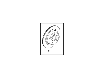 Hyundai 58411-3M000 Disc Assembly-Rear Brake