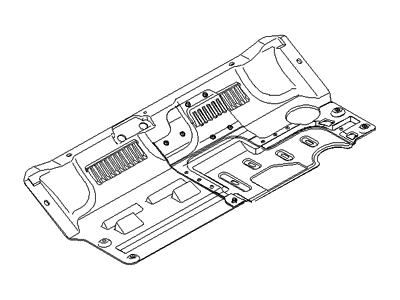 Hyundai 29110-26300 Under Body Skid Plate