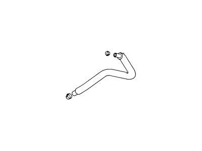 Hyundai Sonata Hybrid Crankcase Breather Hose - 26720-2G800