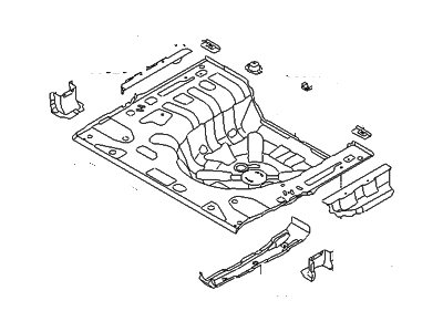2014 Hyundai Elantra Floor Pan - 65520-3X700