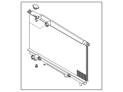 Hyundai 25310-39500 Radiator Assembly