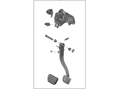 Hyundai Genesis G80 Brake Pedal - 32800-T1100