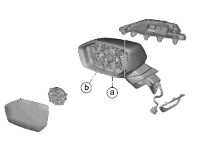 Hyundai Palisade Car Mirror - 87610-S8650