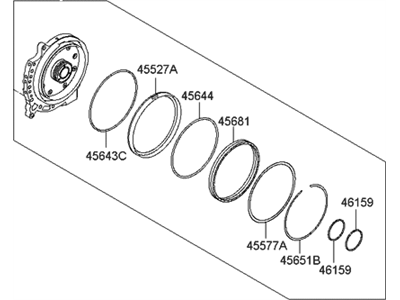 Hyundai 46100-3D100 Set-Oil Pump Assembly