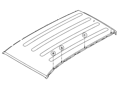 Hyundai 67111-2W000 Panel-Roof