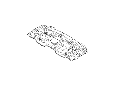 Hyundai 84280-D2100 Pad-Rear Package Tray Under