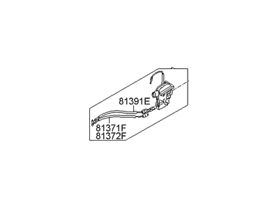 Hyundai 81320-3S020 Latch Assembly-Front Door,RH