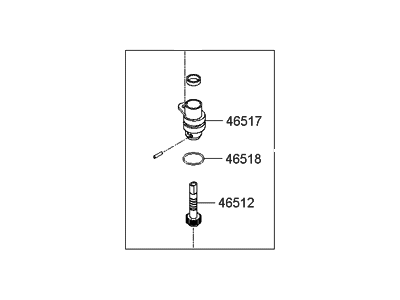 Hyundai 46510-39800 Sensor Assembly-Speed