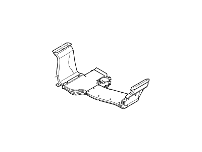 Hyundai 97370-D2500 Duct-Rear Heating,RH