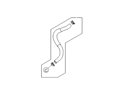 Hyundai 25415-3K100 Hose Assembly-Radaator,Lower