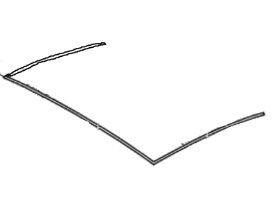 Hyundai 81619-C1001 Weatherstrip-Panoramaroof Rear Glass