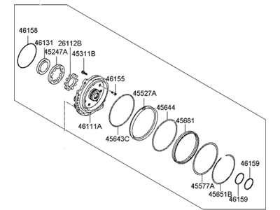 Hyundai 46100-3B000 Set-Oil Pump Assembly