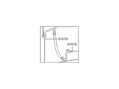 2014 Hyundai Tucson A/C Hose - 97762-2S900