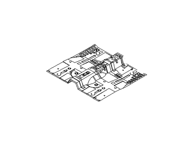 Hyundai 65110-3K100 Panel Assembly-Front Floor "B"