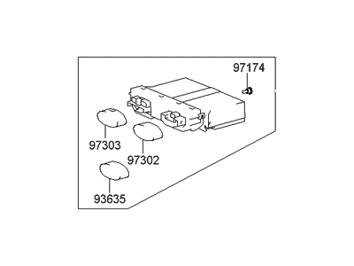 Hyundai HVAC System Switch - 97265-26000