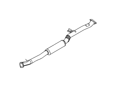 Hyundai 28650-2M500 Center Exhaust Pipe