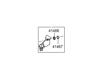 Hyundai 41463-3D400 Bracket Assembly-Clutch Fluid Line