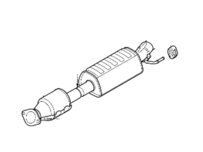 Hyundai 28650-2V360 Center Exhaust Pipe