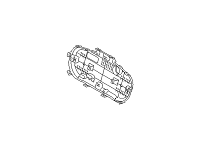 Hyundai 94365-3Y500 Case-Cluster,Lower