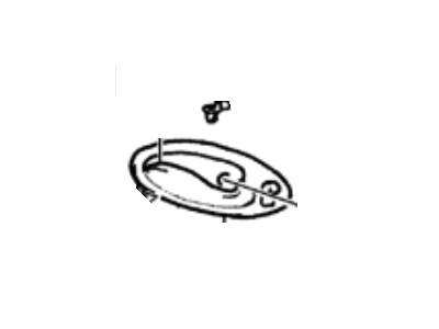 Hyundai Tiburon Door Handle - 82620-27000-CA