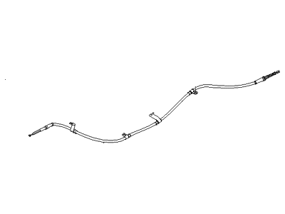 2006 Hyundai Santa Fe Parking Brake Cable - 59760-2B000