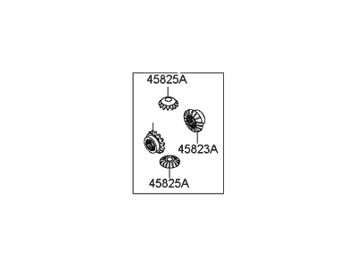 Hyundai 45837-39050 Gear Set-Differential