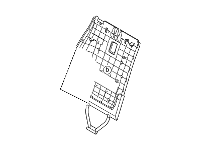 Hyundai 89440-4Z200-RYN Board Assembly-2RD Seat Back,RH