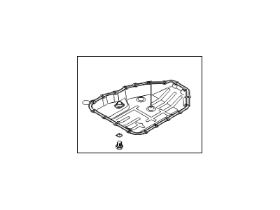 Hyundai 45280-23000 Pan Assembly-Automatic Transaxle Oil