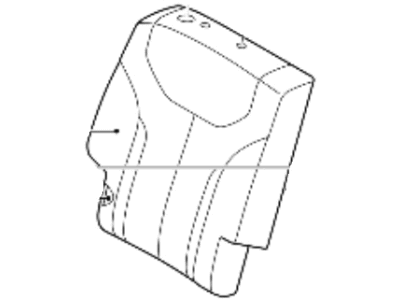 Hyundai 89460-S8700-UDW COVERING-RR SEAT BACK,RH