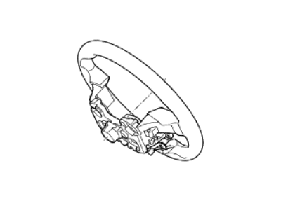 Hyundai Sonata Hybrid Steering Wheel - 56120-C1150-VTR