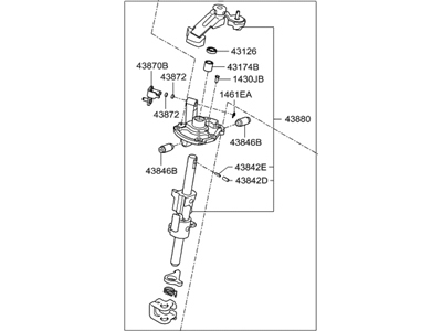 Hyundai 43800-26001 Shaft Complete-Control