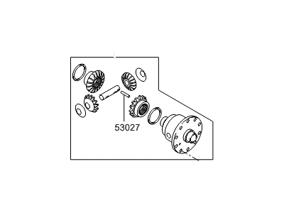 2009 Hyundai Tucson Differential - 53020-3B300