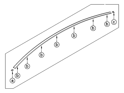 Hyundai 87230-3X100 Moulding Assembly-Roof,LH