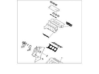 Hyundai 20920-3CA08 Gasket Kit-Engine Overhaul Upper