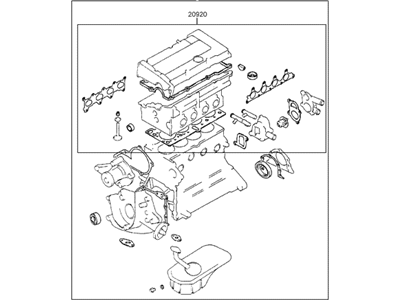 Hyundai 20910-26A01 Gasket Kit-Engine Overhaul